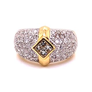 18k Gold Diamonds Ring