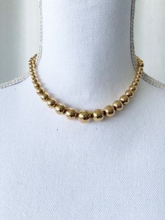 14k Ball Necklace 