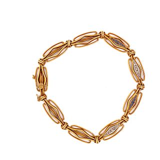 18k Gold Victorian Bracelet