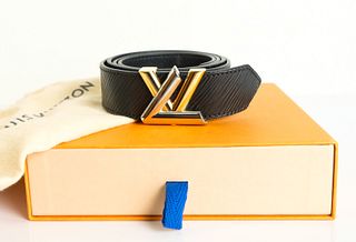 Louis Vuitton Twist Epi Black Size 30 Belt