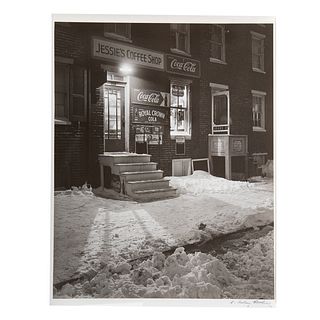 A. Aubrey Bodine. "Jessie's Coffee Shop" c. 1950