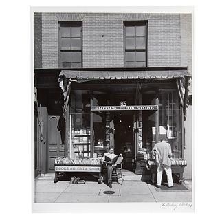 A. Aubrey Bodine. "Smith's Bookstore" c. 1950
