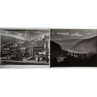 A. Aubrey Bodine. Two Harpers Ferry Photos