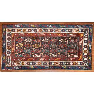 Antique Kazak Rug, Persia, 3.11 x 7.1