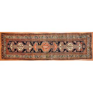 Semi-Antique Shiraz Rug, Persia, 3.6 x 11.8