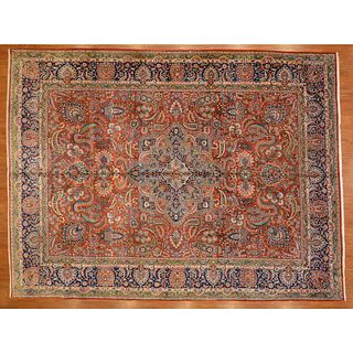 Semi-Antique Kazvin Carpet, Persia, 9.9 x 12.9