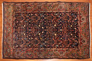 Semi-Antique Bidjar Rug, Persia, 4.10 x 7