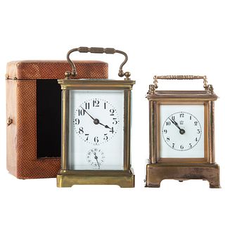 Two Carriage Clocks