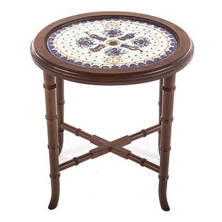 Chinese Export Mazzrine Side Table