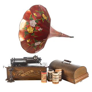 Edison Home Phonograph & Horn