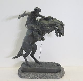 After Frederic Remmington Bronze "Broncho Buster"