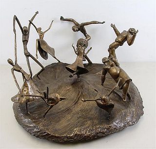 Sonya Sorel Bellak (20th Century) Bronze Sculpture