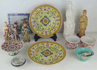 Grouping of Assorted Asian Decorative Objects.