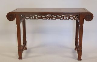 Chinese Carved Hardwood Altar Table.