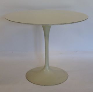 Midcentury Knoll Signed Saarinen Tulip Table.