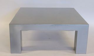 Jonathan Adler Signed Silver Lacquered Coffee