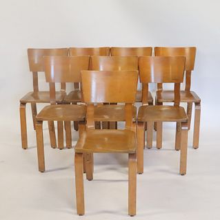 Midcentury 8 Thonet Bentwood Chairs.