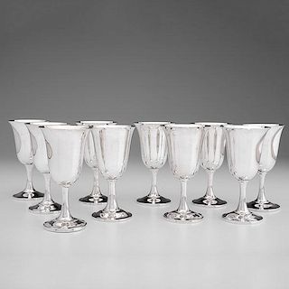 Wallace Sterling Goblets 