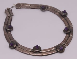 JEWELRY. William Spratling Sterling and Amethyst