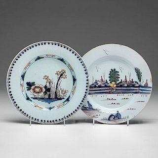 Lambeth and Bristol Delftware Plates 