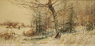 D. Hasbrouck Signed  And Dated Watercolor.