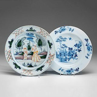 English Delftware Chargers  
