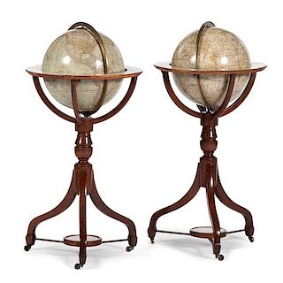 Cary's Terrestrial & Celestial Globes 