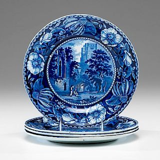 J & R Clews, Select Scenery Series Staffordshire Plates 