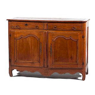 French Provincial Buffet with Inlay 