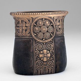 Gustave Gurschner Arts & Crafts Vase 
