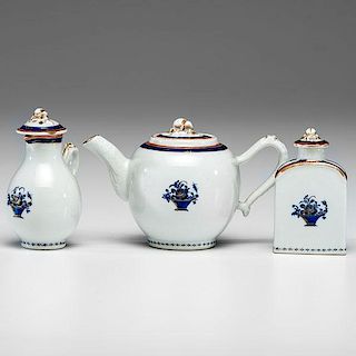Chinese Export Miniature Tea Set 