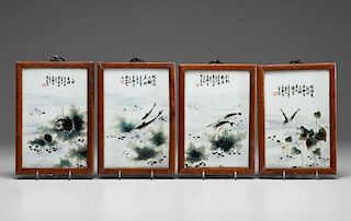 Group of Chinese Porcelain Plaques 