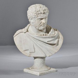 Italian Marble Bust of Emperor Nero