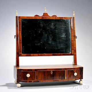 Rosewood Table Mirror