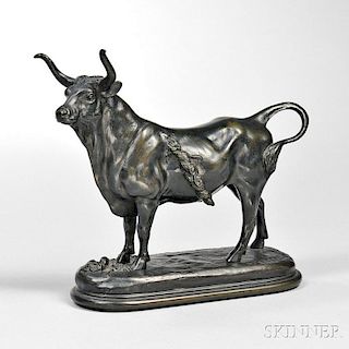After Antoine-Louis Barye (French, 1795-1895)         Bull