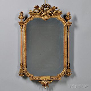 Louis XV-style Gilt-bronze Mirror