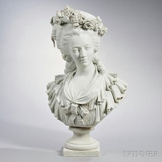 Bisque Bust of an Elegant Woman