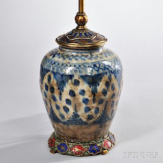 Persian-style Porcelain Lamp Base