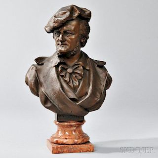 Bronze Bust of Richard Wagner
