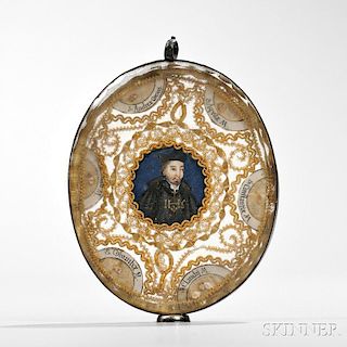 Two-sided Continental Reliquary Pendant