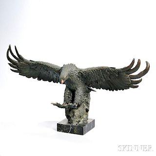 Bronze Model of an Eagle