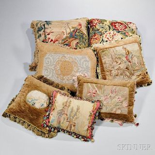 Seven Aubusson Pillows