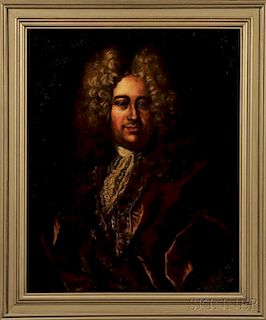 French School, 18th Century      Portrait of Anthony or Francois de Martelly, Le Comte of Toulons