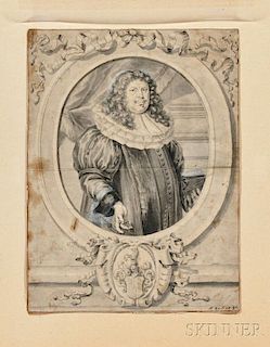 Dutch School, 18th Century      Portrait of a Gentleman Wearing a Ruff
