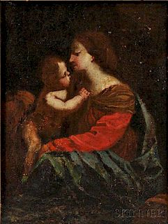 Italian School, 16th Century Style      Mother and Child (Madonna and Child)