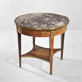 Napoleon III Marble-top Table Occasional Table