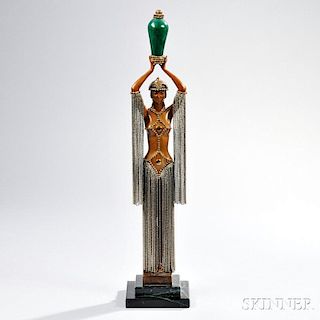 Romain De Tirtoff (Erté) (Russian, 1892-1990)       Emerald Vase