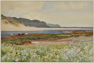 Arthur Trevithin Nowell (British, 1862-1940)      The Estuary of the Naver