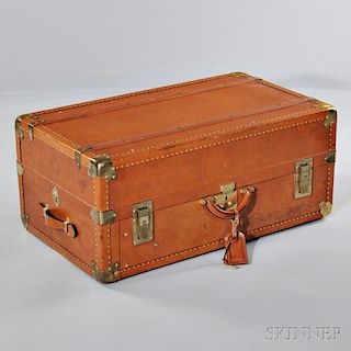 Cole Haan Leather Steamer Trunk