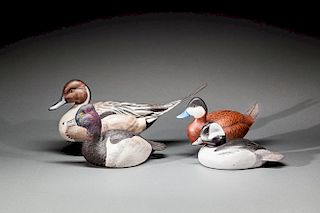 Four Waterfowl Carvings